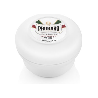 Мило для гоління Proraso Shaving Soap Jar Sensitive Green Tea 150ML 8004395001682 фото