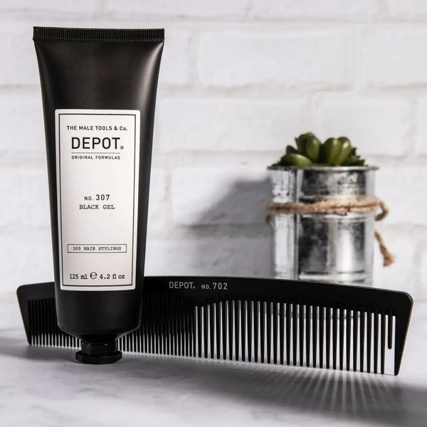 Гель-камуфляж для маскировки седины Depot 307 Black Gel 125 мл 010631 фото