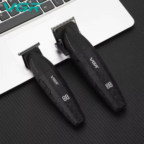 Профессиональный набор для стрижки волос VGR V-640 аккумуляторный Barber Combo PREMIUM. Цвет: черный ws31177 фото