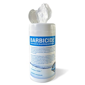 Дезінфікуючі серветки Barbicide Wipes 100 шт 5906735706161 фото