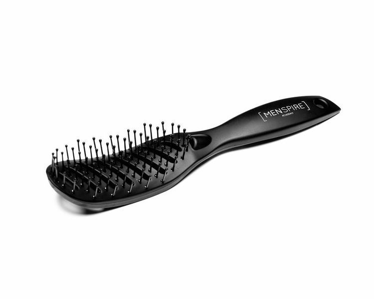Щетка для укладки волос туннельная изогнутая Menspire Curve Vent Brush MS0007 фото