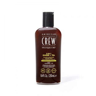 Шампунь 3 в 1 с имбирем и чаем American Crew Energizing Ginger Tea 250 мл 738678003305-FJ фото