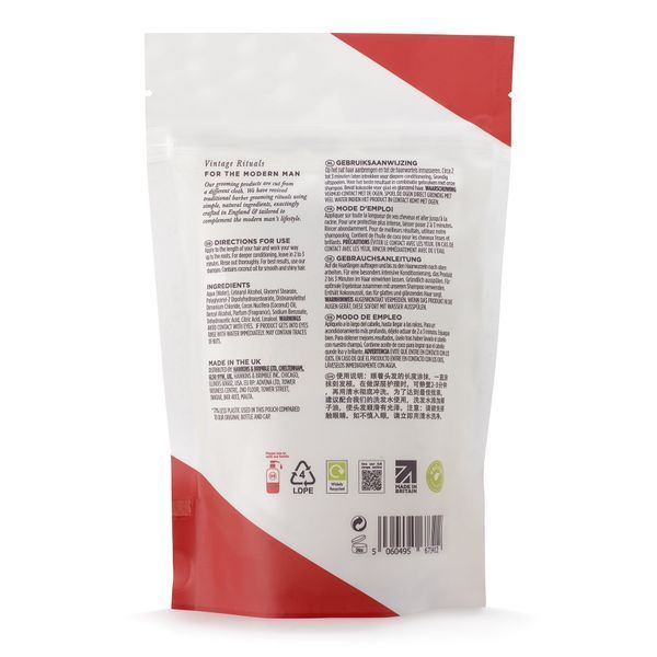 Мужской кондиционер для питания волос Hawkins & Brimble Nourishing Conditioner Zip-пакет 300 мл 5060495673412 фото