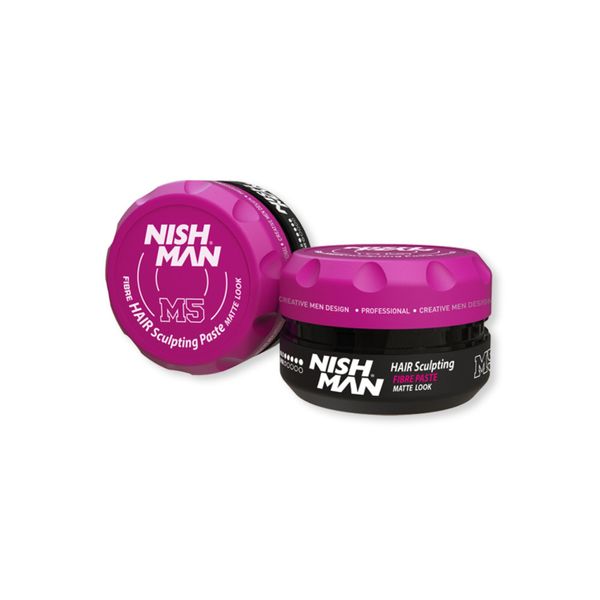 Паста для укладання волосся Nishman Fibre Paste Matte Look M5 100 ml 8682035081098 фото