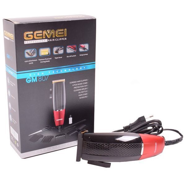 Машинка для стрижки волос профессиональная Gemei GM-807, Стильная машинка для стрижки и бритья ws31194 фото
