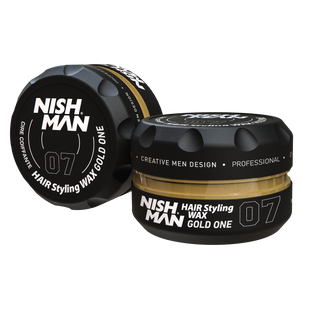 Віск для укладання волосся Nishman Hair Styling Wax 07 Gold One 150 мл 8682035088509 фото
