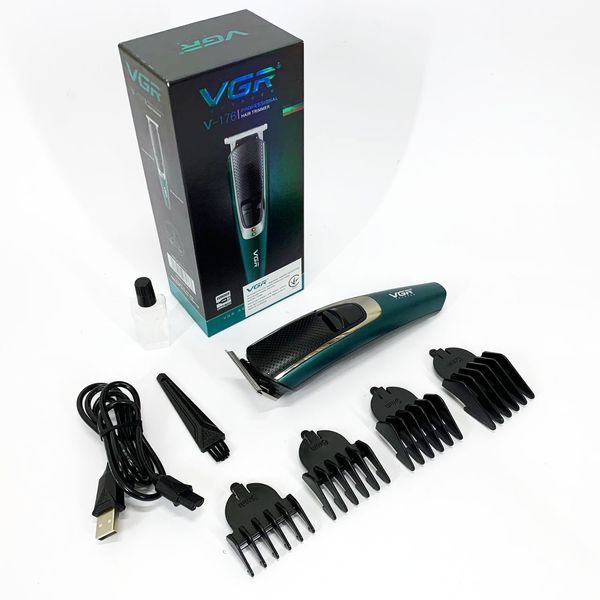 Триммер для бороды и волос VGR V-176 от USB, Профессиональный триммер для стрижки ws49749-1 фото