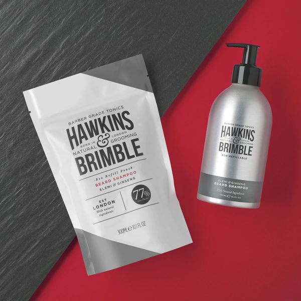 Шампунь для бороди Hawkins & Brimble Beard Shampoo Eco-Refillable 300мл 5060495673795 фото