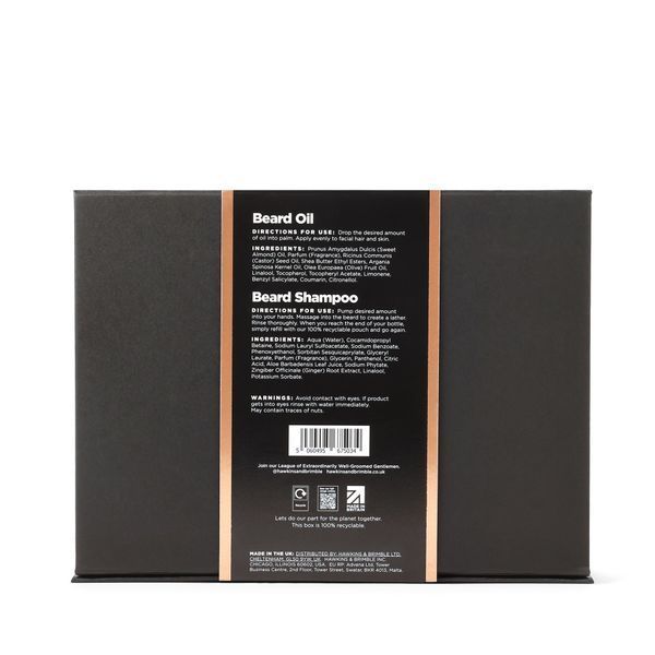 Подарунковий набір для бороди Hawkins & Brimble Beard Gift Set Box 5060495675034 фото