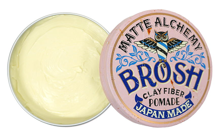 Помада для стилізації BROSH CLAY FIBER POMADE 120g BR1006 фото
