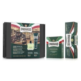 Подарочный набор для бритья Proraso Duo Pack Tube+Lotion Refreshing 8004395004751 фото