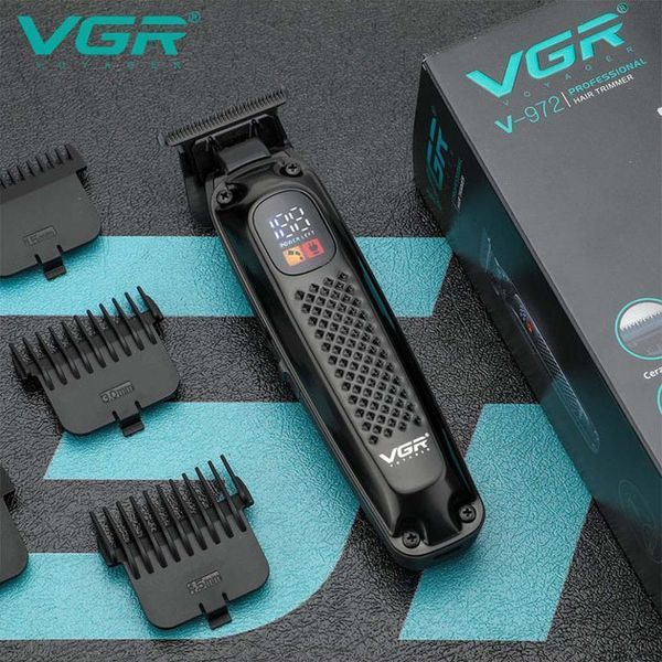 Машинка для стрижки волос триммер VGR V-972 профессиональная с насадками аккумуляторная USB ws37486 фото