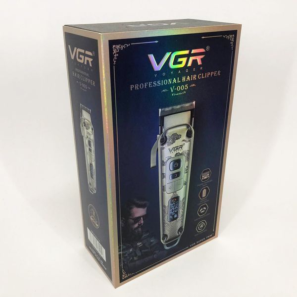 Машинка для стрижки волосся триммер для бороди VGR V-005, Машинка окантувальна, Підстригальна машинка ws63175 фото