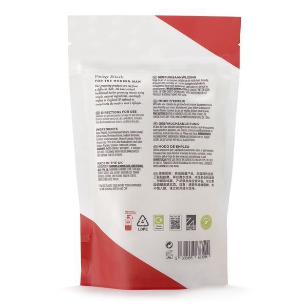 Мужской гель для душа Hawkins & Brimble Energising Body Wash Zip-пакет 300 мл 5060495673504 фото