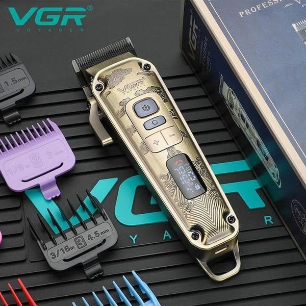 Машинка для стрижки волосся триммер для бороди VGR V-005, Машинка окантувальна, Підстригальна машинка ws63175 фото