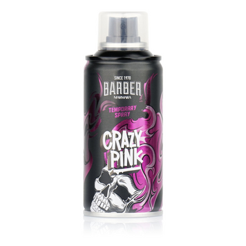 Камуфляж волосся Marmara BARBER HAIR COLOR SPRAY 150 ML CRAZY PINK BCS-150-PNK фото