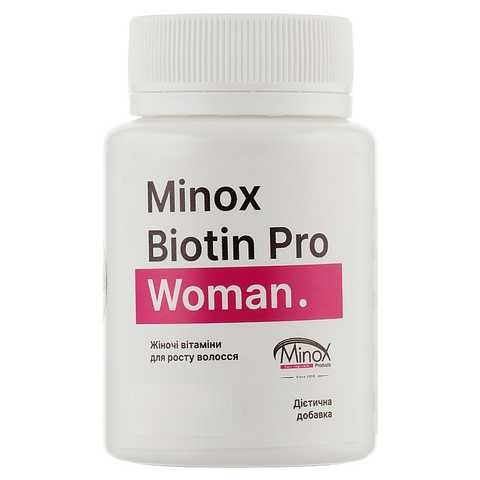 Біотин вітаміни для жінок Minox biotin pro woman 4820146410213 фото