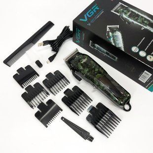 Машинка для стрижки волосся VGR V-665, Окантовочная машинка, Подстригательная машинка, Профессиональная ws51784 фото