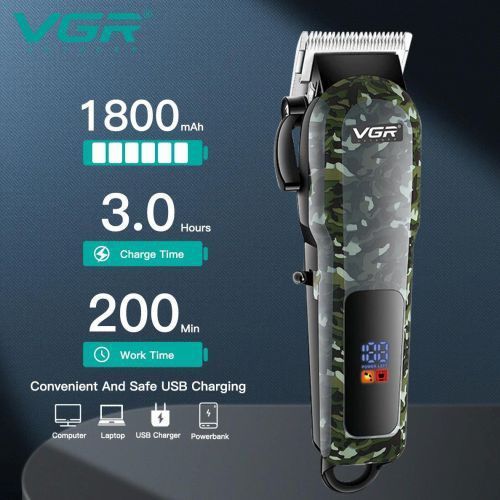 Машинка для стрижки волосся VGR V-665, Окантовочная машинка, Подстригательная машинка, Профессиональная ws51784 фото