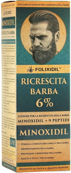 Лосьон для бороды Folixidil Beard Booster миноксидил 6%, 60 мл 8032706442770 фото