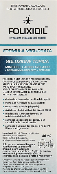 Лосьйон проти випадіння волосся для чоловіків Folixidil міноксиділ 15%, 60 мл 8032706442831 фото