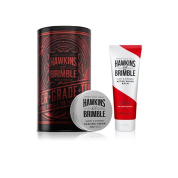 Набор для бритья Hawkins & Brimble Grooming Gift Set (Shave Cream & AfterShave Balm) 5060495672804 фото