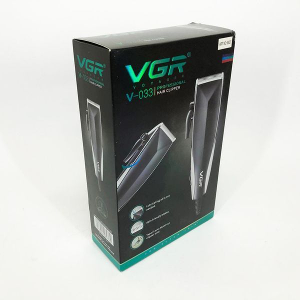 Професійна машинка для стрижки волосся VGR V-033 з функцією тримера та 4 насадками ws44477 фото