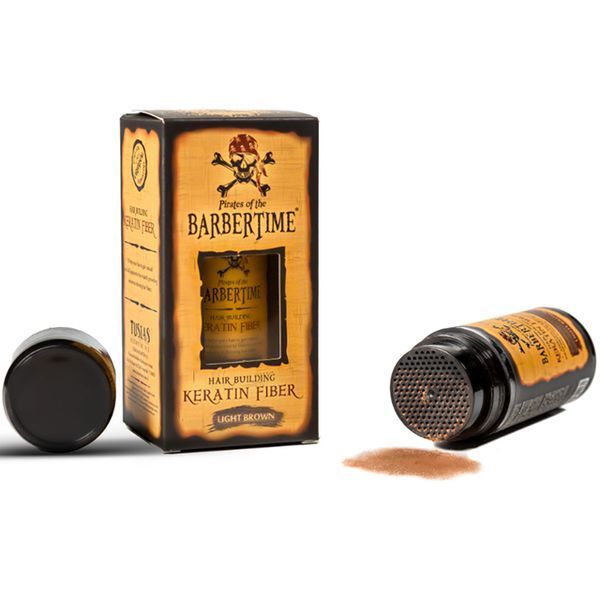Пудра для волос Barbertime Hair Building Fiber Light Brown 21 г 8682815651060 фото