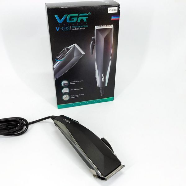 Професійна машинка для стрижки волосся VGR V-033 з функцією тримера та 4 насадками ws44477 фото