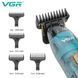 Профессиональный триммер для стрижки волос, бороды и усов VGR Voyager Hair Trimmer V-961 ws62145 фото 4