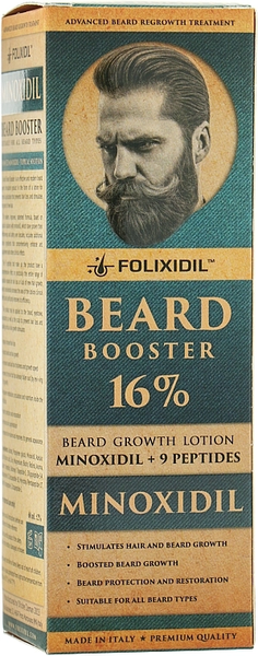 Лосьон для бороды Folixidil Beard Booster миноксидил 16%, 60 мл 8032706442855 фото