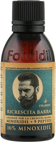 Лосьйон для бороди Folixidil Beard Booster міноксиділ 16%, 60 мл 8032706442855 фото