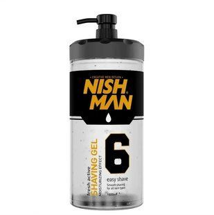 Гель для бритья Nishman Shaving Gel 6 Fresh Active Easy Shave 1500 мл 8684736670083 фото