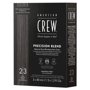 Система маскування сивини American Crew Precision Blend Dark 2-3 рівень 738678248331 фото