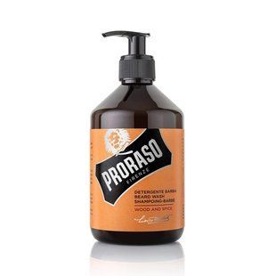 Шампунь для бороды Proraso Beard Shampoo Wood&Spice 500 мл 8004395006274 фото