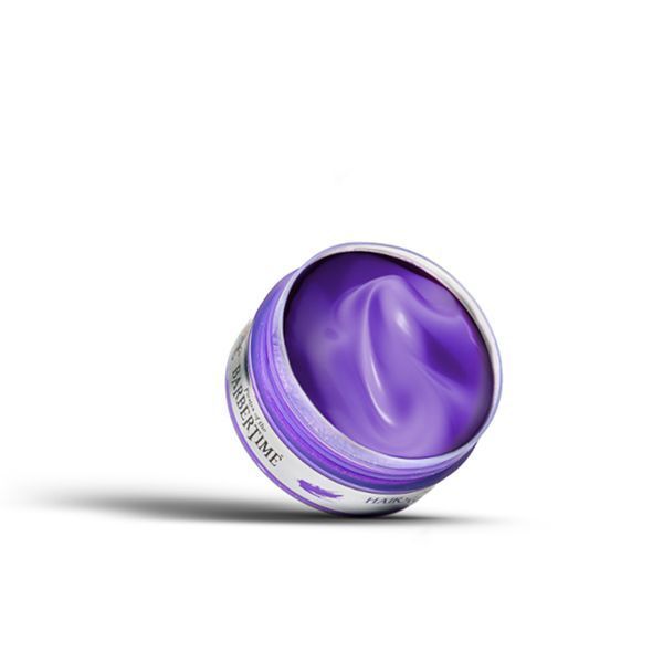 Віск для фарбування волосся фіолетовий Barbertime Hair Coloring Wax Purple 100ml BEP03-FB фото