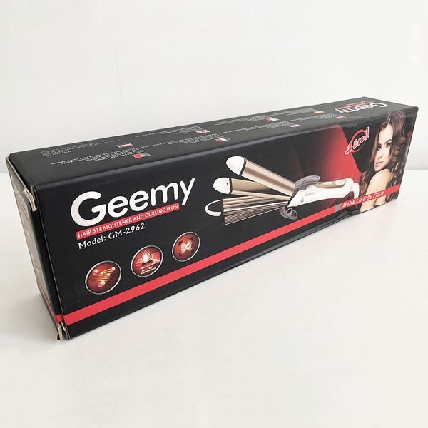 Выпрямитель для волос GEMEI GM-2962 4в1, плойка утюжок выпрямитель, профессиональный утюжок ws85957 фото