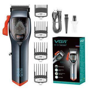 Профессиональная машинка для стрижки волос аккумуляторная VGR Voyager Hair Clipper V-647 ws54668 фото