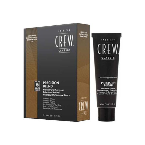 Система маскування сивини American Crew Precision Blend Shades Medium Ash (Середній попелястий) 5-6 рівень 738678248331 фото