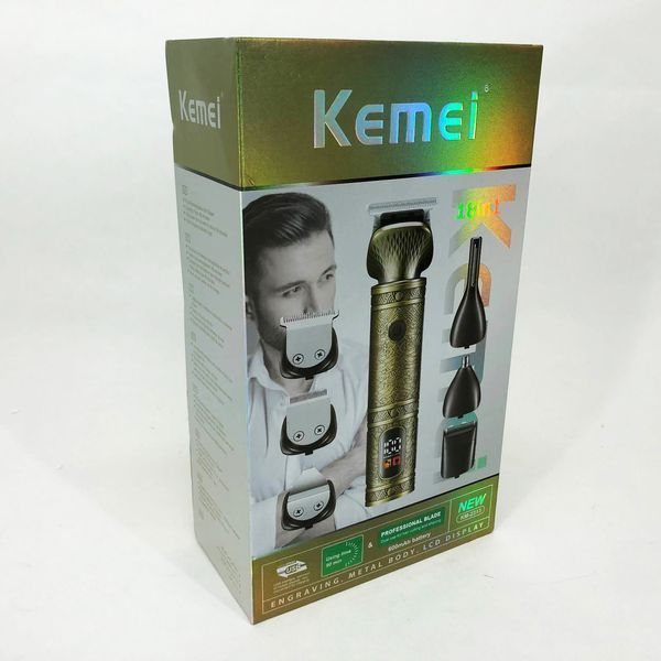 Триммер 18 в 1 Kemei KM-2313, Универсальный триммер для мужчин хорошие машинки для стрижки волос для дома ws64722 фото