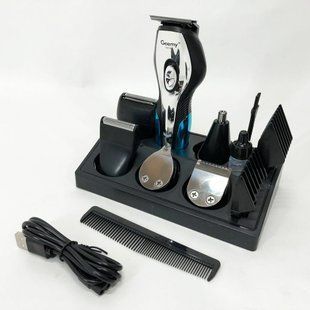 Машинка для стрижки, триммер мужской GEMEI GM-562, машинка для стрижки головы, с насадками для бороды ws18936 фото
