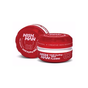 Воск для укладки волос Nishman Hair Styling Wax 03 Flaming 150 мл 8681665066024 фото