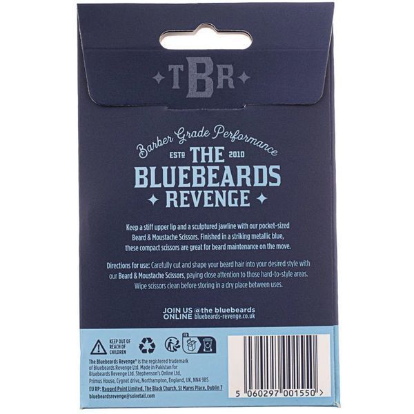 Ножиці для бороди The BlueBeards Revenge Beard/Moustache Scissors 41292132-FJ фото