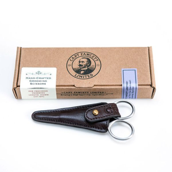 Ножиці для бороди та вусів Captain Fawcett Hand-Crafted Grooming Scissors F5564 фото