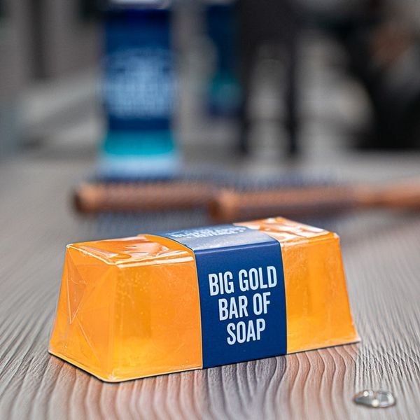 Мило для тіла The BlueBeards Revenge Big Gold Bar of Soap 175 г 5060297001857 фото