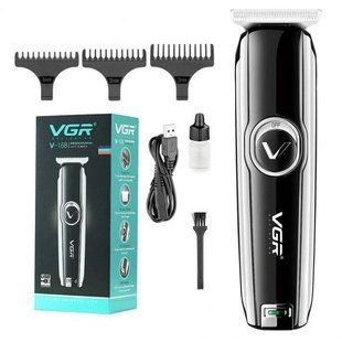 Машинка для стрижки VGR V-168 беспроводная с комплектом насадок, Электробритва для головы ws88662 фото