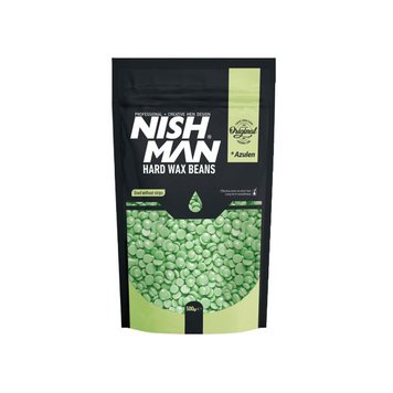 Віск для депіляції Nishman Hard Wax Beans Green 500g 8682035080459 фото