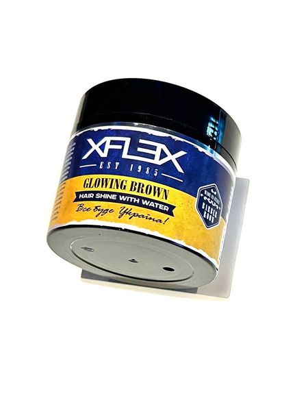 Помада для волос XFLEX Glowing Brown Wax "Слава Украине" 100 ml 2254u фото