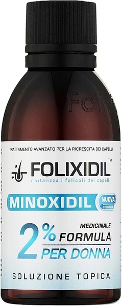 Лосьйон проти випадіння волосся для жінок Folixidil міноксиділ 2%, 60 мл 8032706442800 фото