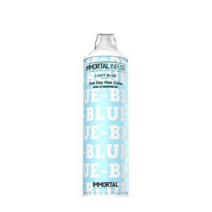 Камуфляж для волосся синій IMMORTAL INFUSE ONE DAY HAIR COLOR SPRAY LIGHT BLUE INF-170, 200 ML INF-170 фото